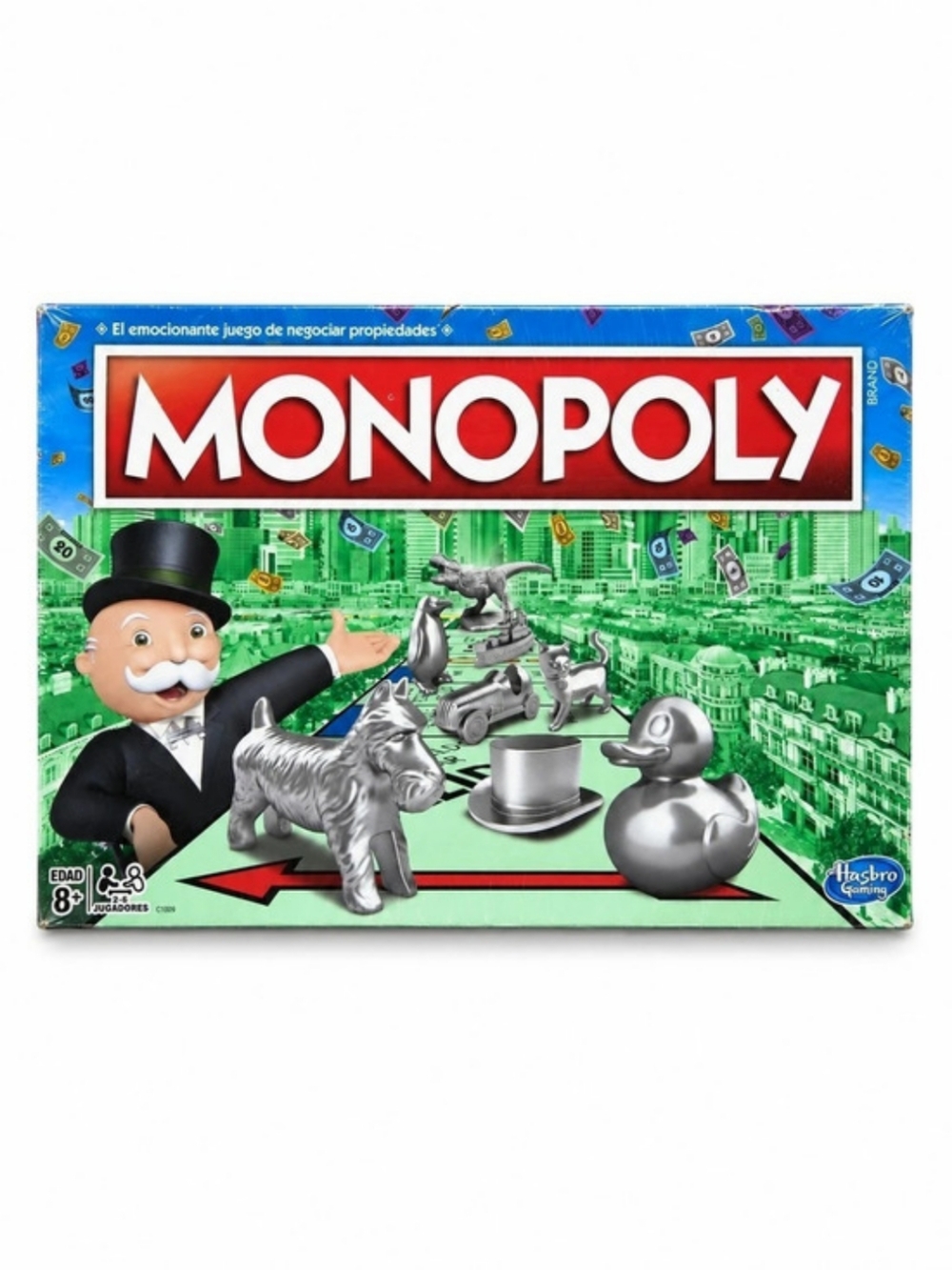 Hasbro Monopoly Board Game Spanish Edition Monopolio.